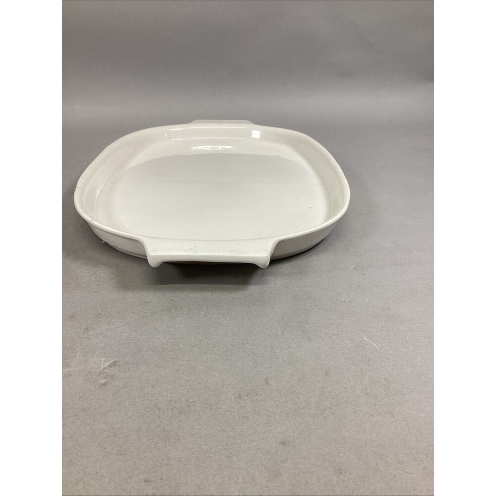 Vintage White Serving Tray #283 - Calif, USA - 17x10.5” - Picture 2 of 8
